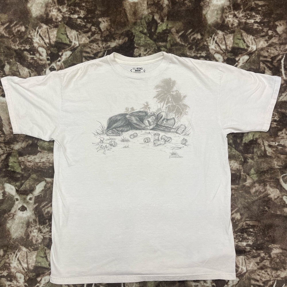 Billabong Monkey Graphic Short Sleeve Tee